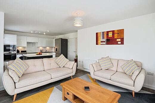 Apartment 6 Radford House - Living room